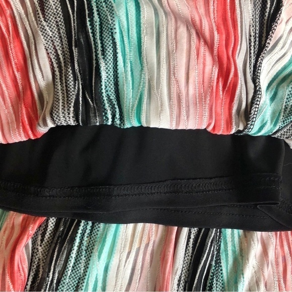 Dinh Ba Design Rainbow Textured Sleeveless Dress Small - Picture 8 of 12